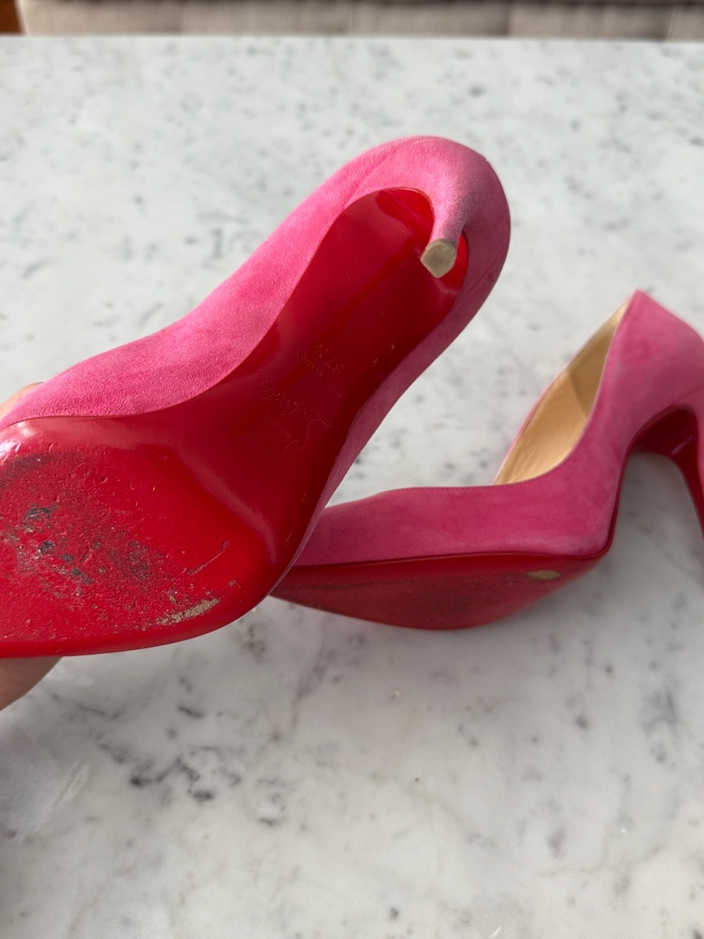 Christian Louboutin pink heels - Picture 6 of 7
